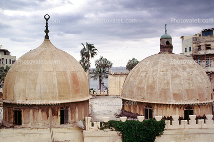 Mosque, Building, Domes, Alexandria