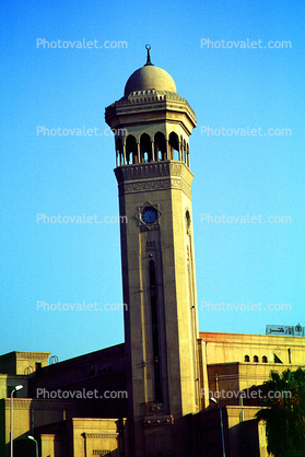 Clock Tower, Al-Azhar University Hospital, Cars, Buildings, Landmark, Cairo