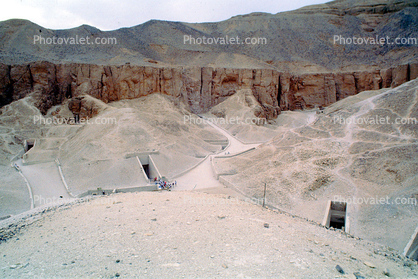 Valley of the Kings, Theban Hills, Dirt, soil
