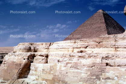 Sphinx, landmark, The Great Pyramid of Cheops, Giza