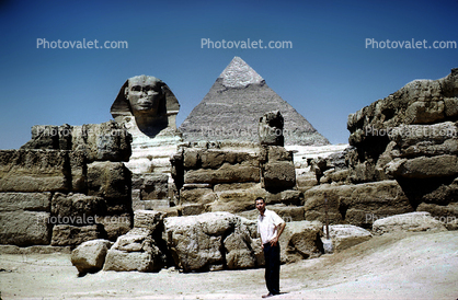 The Great Pyramid of Cheops, Sphinx, Giza