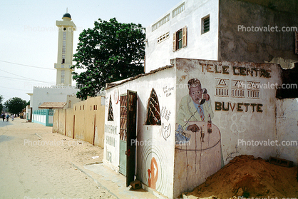Tele Centre, Telephone Building, Buildings, Minaret, Mosque, Tivaouane