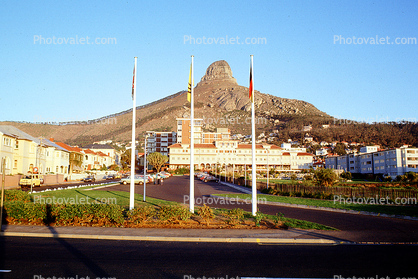 Homes, Buildings, Lion's Head mountain, Table Mountain National Park, Cape Town