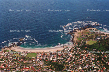 Beach, Ocean, Shoreline, Homes, Houses, Cape Town, Building