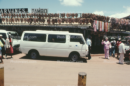 van, building, Masai Mara