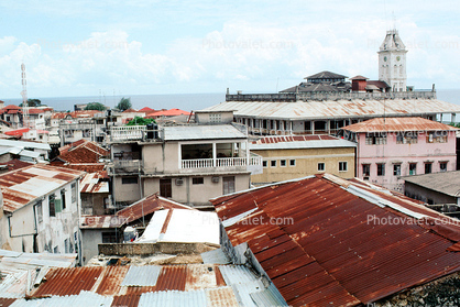 tin roofs, buildings, city, town