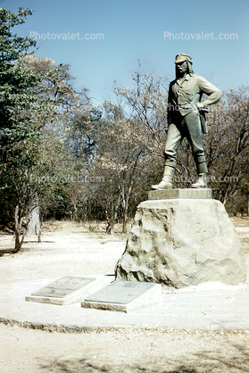 David Livingstone statue, Victoria Falls Bridge, 1950s