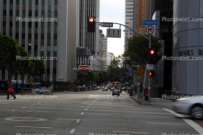 cars, Figueroa Street, Downtown Los Angeles