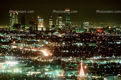 skyline, cityscape, Hollywood