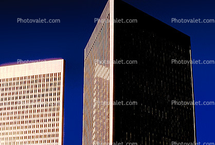 Buildings, skyscraper, twin Century Plaza Towers