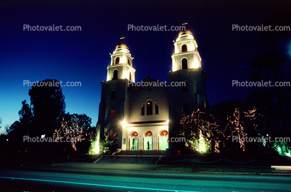 Church of the Good Shepherd, Twilight, Dusk, Beverly Hills