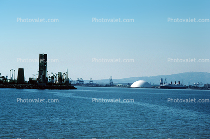 Harbor, dome, island, Queen Mary