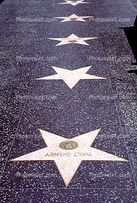 Walt Disney, Sidewalk Star