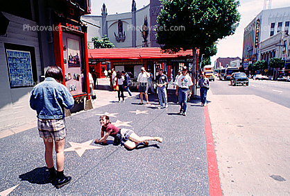 Sidewalk, Hollywood Blvd
