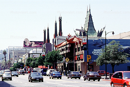 buildings, Angelyne, Hollywood Boulevard, Cars, Automobiles, Vehicles