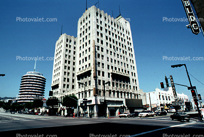Hollywood Equitable Building, Capitol Records, buildings, Pantages