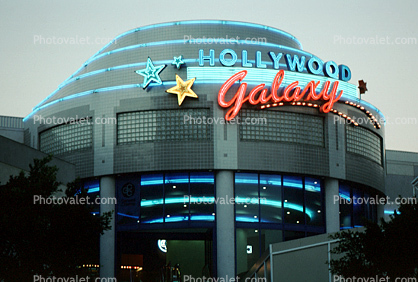 Twilight, Dusk, Dawn, neon sign, Hollywood Galaxy Theater, marquee
