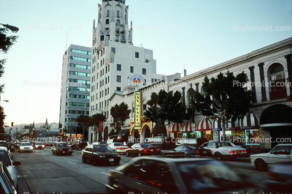 Hollywood Wax Museum Marquee, cars, landmark, Hollywood
