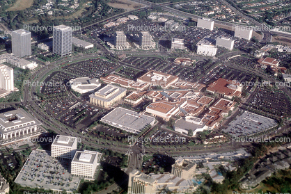 Fashion Island, Shopping Center, buildings, stores