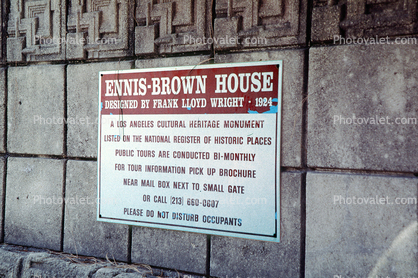 Ennis Brown House, Frank Lloyd Wright
