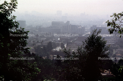 Smog over the City of Los Angeles, haze, air pollution