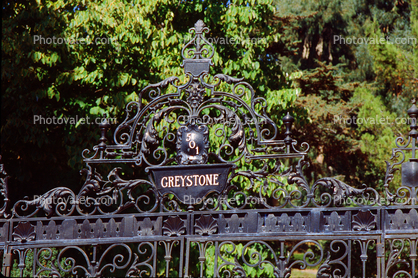 Greystone Mansion Gate, wrought iron