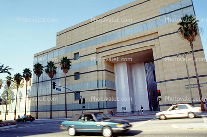 Los Angeles County Museum of Art, LACMA, building, cars