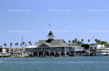 Balboa Pavillion, landmark building, Newport Beach
