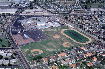 High School, Baseball Fields, Track