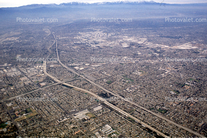 Urban texture, smog, Freeway, Arteries, Orange County