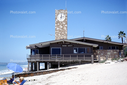 Clock Tower, Balcony, building, San Clemente, landmark, outdoor clock, outside, exterior
