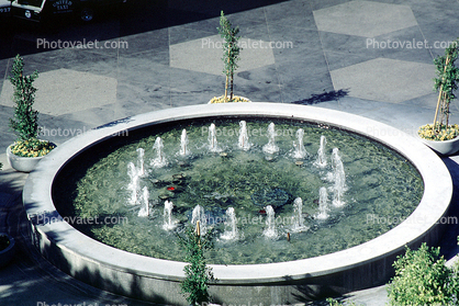 Round, Circular, Circle, Water Fountain