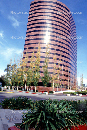 skyscraper, building, reflection, abstract, highrise, Costa Mesa