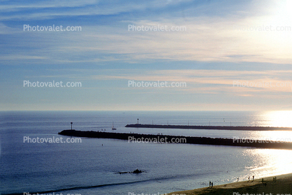 Jettry, beach, bucolic, Pacific Ocean, sunset, Laguna Beach, landmark