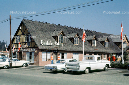 Birkholme's Bakery, Solvang, March 1964, 1960s