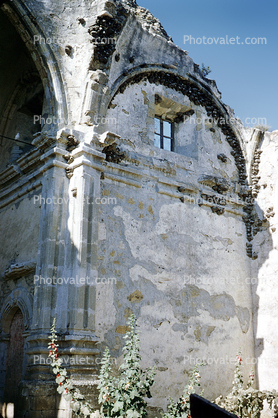 Wall Ruins, San Juan Capistrano Mission, June 1956, 1950s
