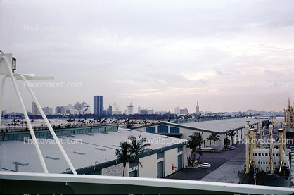 Cityscape, Skyline, Building, Skyscraper, Long Beach Downtown, Outdoors, Outside, Exterior, February 1968, 1960s