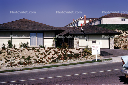 Home, house, residence, building, pickleweed, January 1964, 1960s