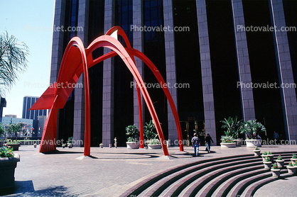 Urban Garden, Sculptures, steps, stairs, buildings, landmark