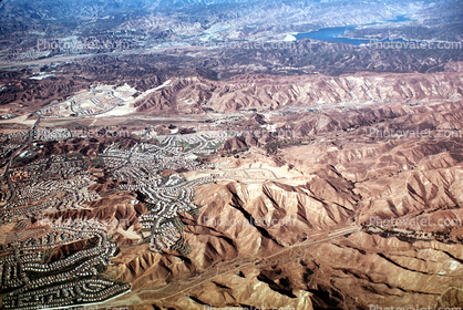 Mountains, wilderness, Castaic Lake