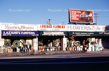 The Los Angeles Flower Market, stores, shops