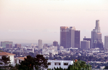 Los Angeles Cityscape, buildings, skyscrapers, exterior