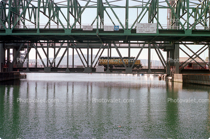 Commadore Heim Bridge, Vertical-Lift Bridge, Drawbridge, State Route-47, landmark