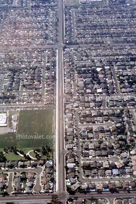 Urban Sprawl Texture, Orange County, Streets, Homes, Residential