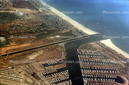 Marina Del Rey, being built in the 60s, Playa del Rey, Beach, Jetty, 1960s