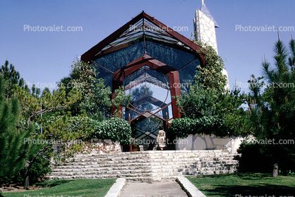 Altar, Wayfarers Chapel, Glass Church, Palos Verdes Peninsula, Los Angeles, California, 1970s