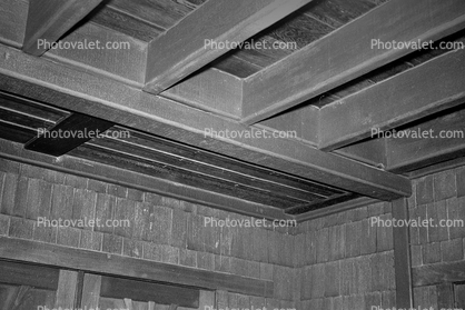 Ceiling Joints, Beams, Gamble House, Pasadena, 1950s
