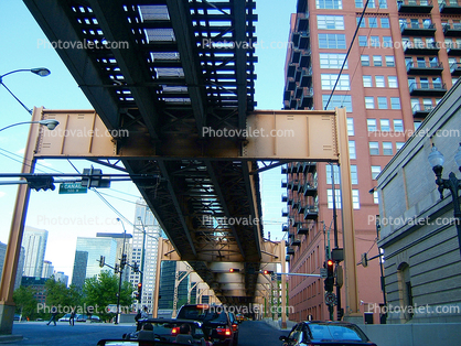 Chicago-El, Elevated, CTA, Traffic