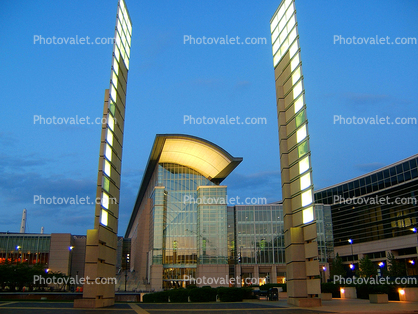 McCormick Place, Convention Center, building, dusk, evening, night, nighttime