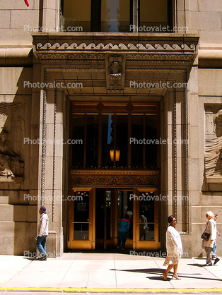 City Hall, Door, building, downtown, entrance, entryway, awning, sidewalk